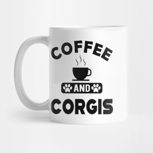 Corgi Dog - Coffee and corgies Mug